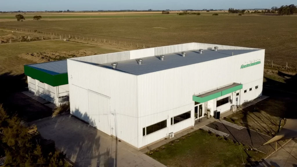 La planta industrial de Abastecimientos Lácteos en Villa María.