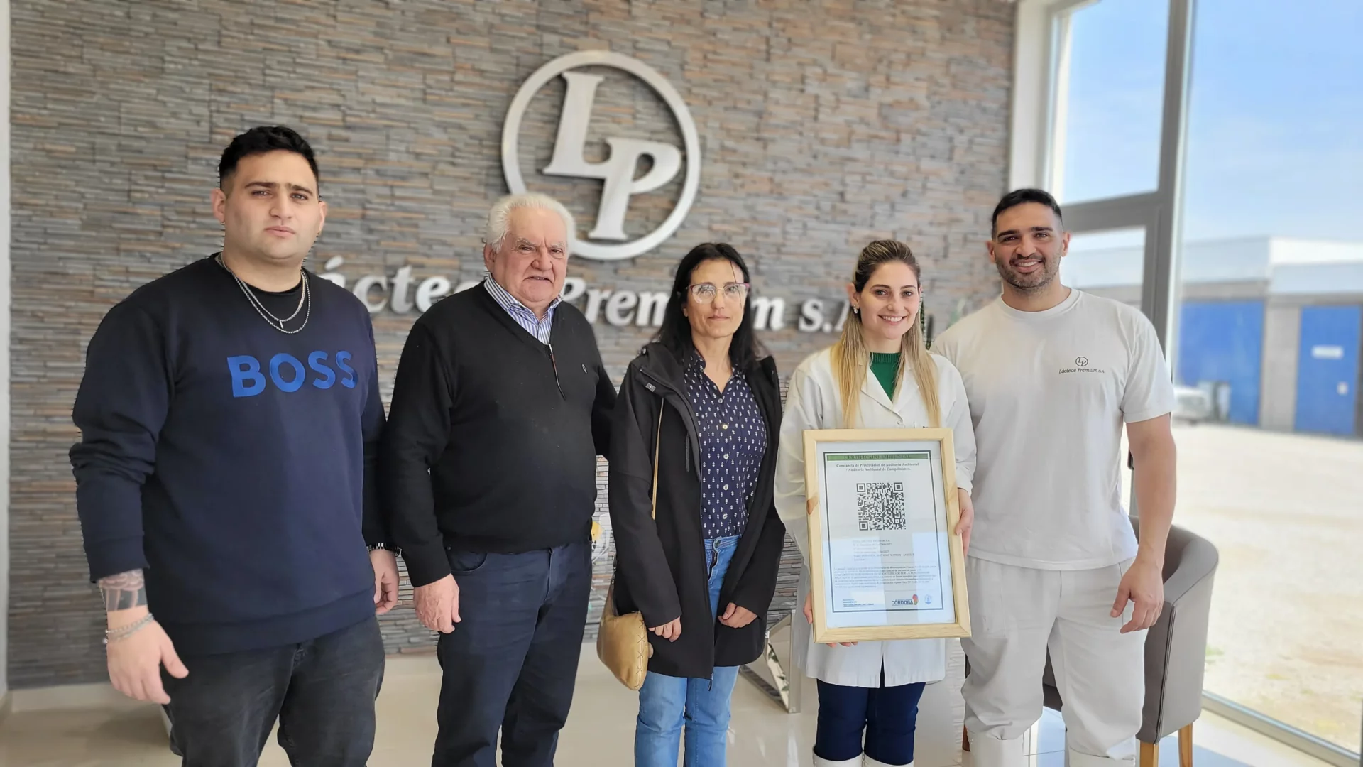 Lácteos Premium certificó su compromiso con el medio ambiente